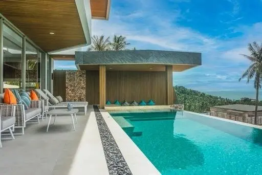 Villa de 5 chambres avec vue sur la mer à Bangpor Koh Samui