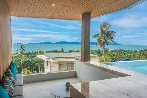 Villa de 5 chambres avec vue sur la mer à Bangpor Koh Samui