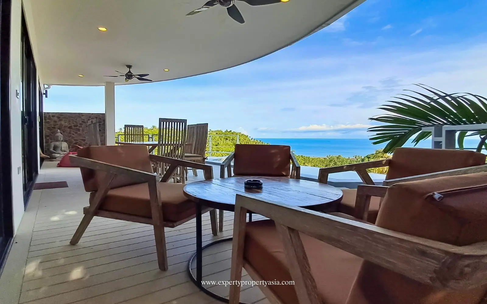 "Balinese Bliss: 2-Bedroom Villa with Breathtaking Views in Lamai"