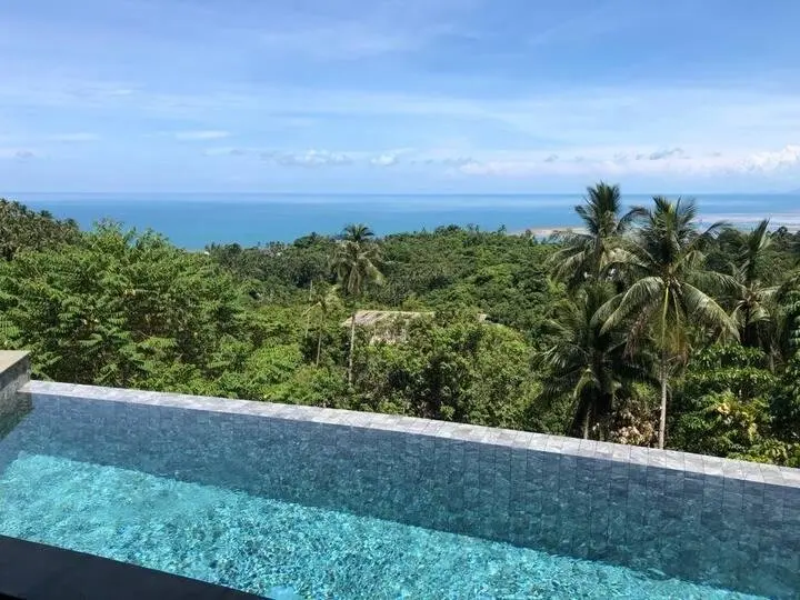 "Balinese Bliss: 2-Bedroom Villa with Breathtaking Views in Lamai"