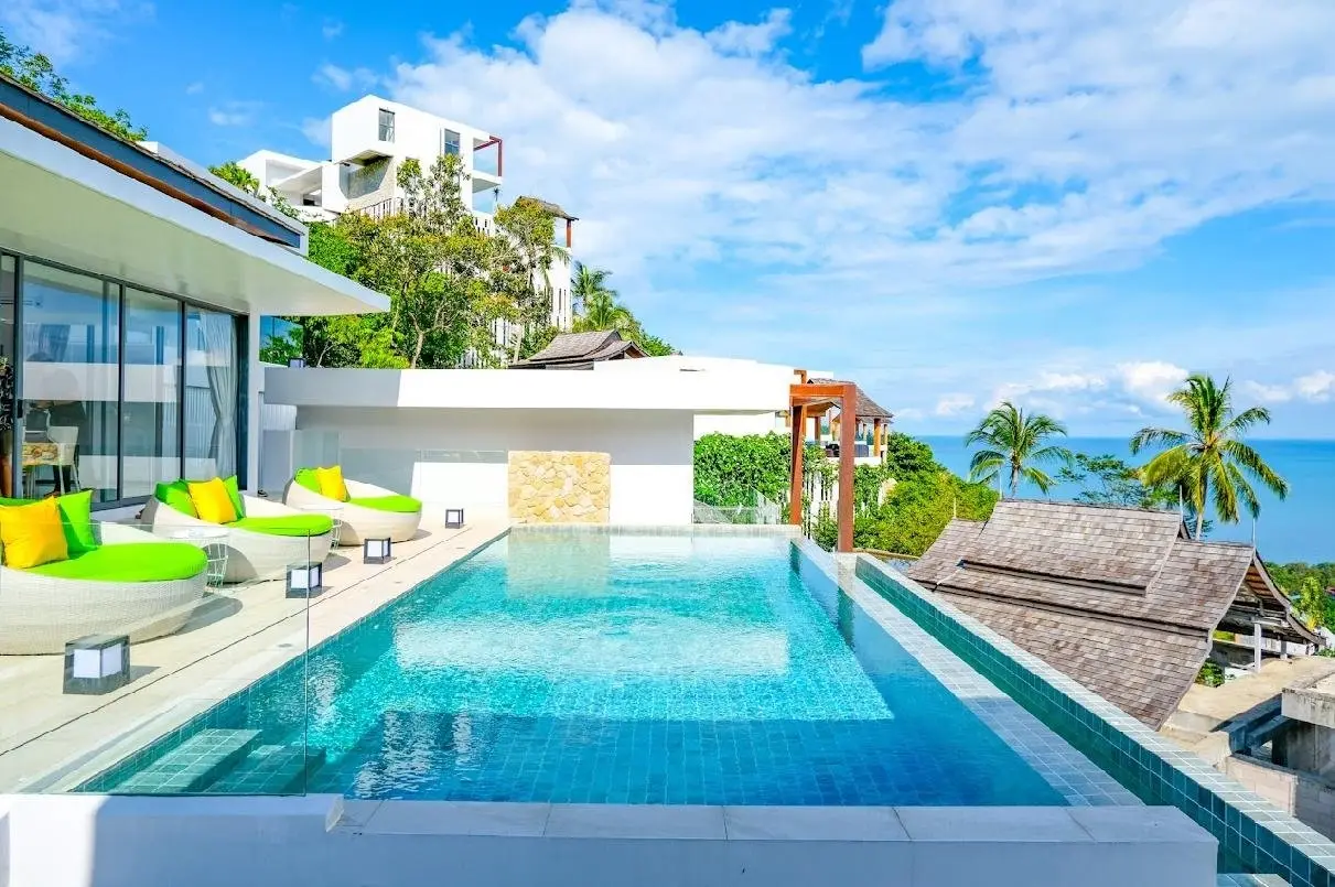 3 Bedroom Luxurious Seaview in Lamai "RENT"