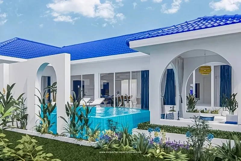 Villa avec 3-4 chambres et piscine à Taling Ngam Koh Samui Propriété à titre gratuit