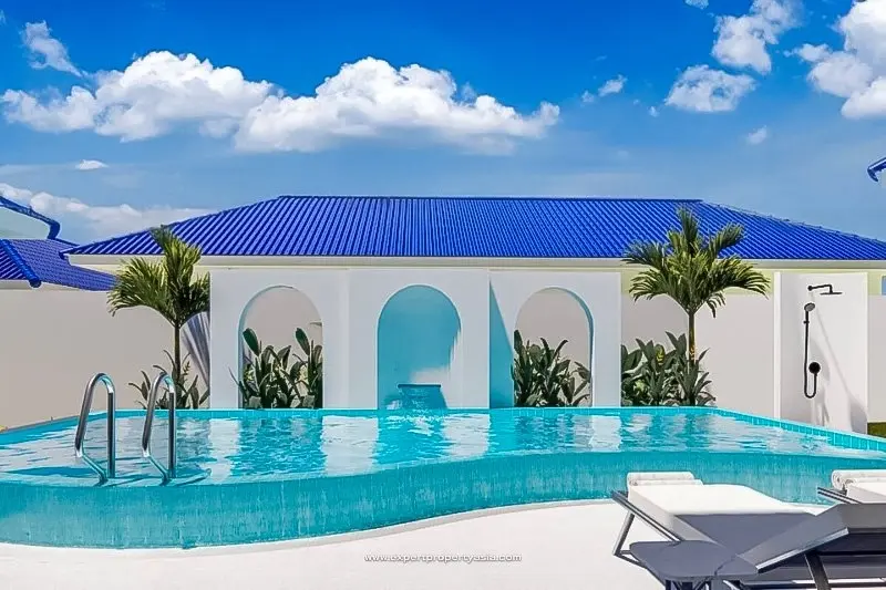 Villa avec 3-4 chambres et piscine à Taling Ngam Koh Samui Propriété à titre gratuit