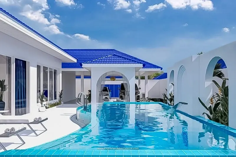 Villa avec 3-4 chambres et piscine à Taling Ngam Koh Samui Propriété à titre gratuit