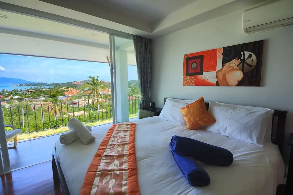 À vendre : Appartement 1 chambre en bord de mer à Plaileam Koh Samui