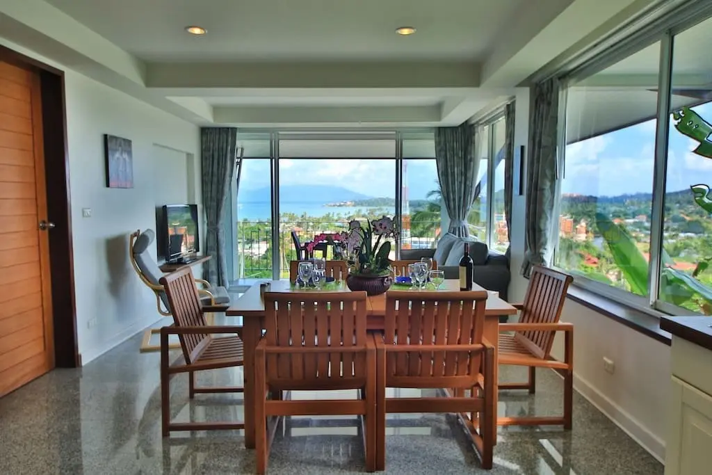 À vendre : Appartement 1 chambre en bord de mer à Plaileam Koh Samui