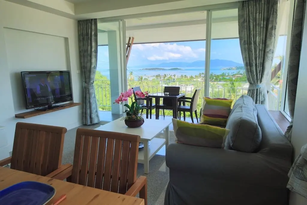 À vendre : Appartement 1 chambre en bord de mer à Plaileam Koh Samui