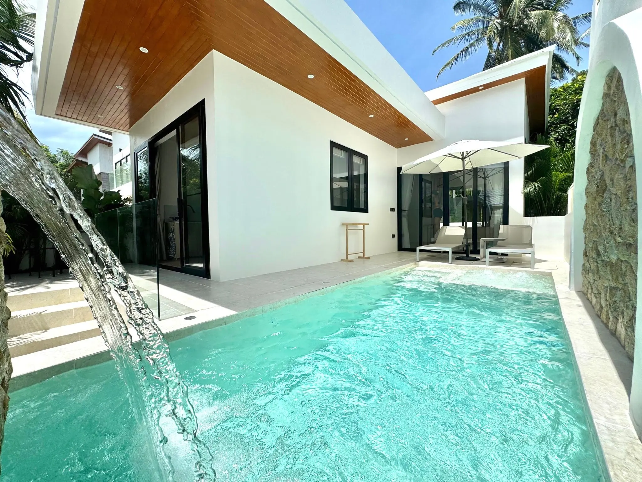 Villa avec 1 chambre et piscine à Tailing Ngam Koh Samui Propriété libre