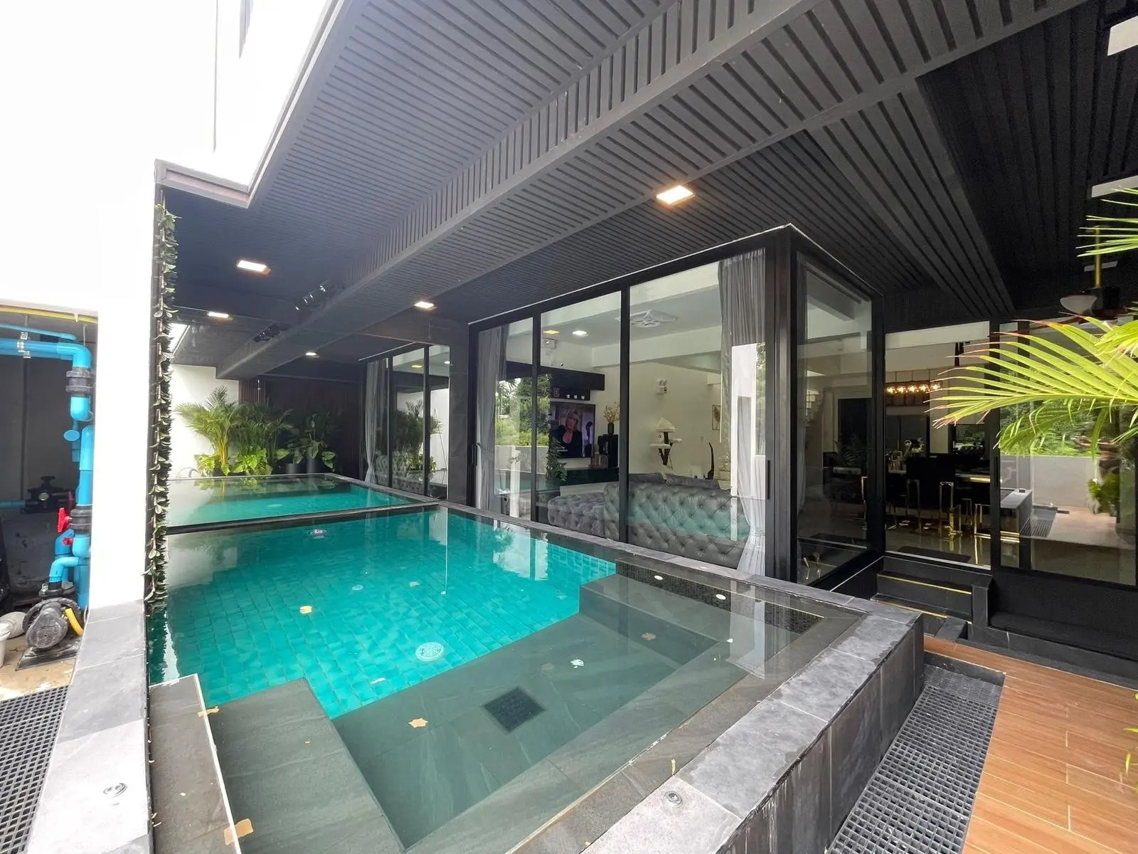 Maison de ville moderne de 2 chambres avec piscine à Plai Laem, Koh Samui LOUER