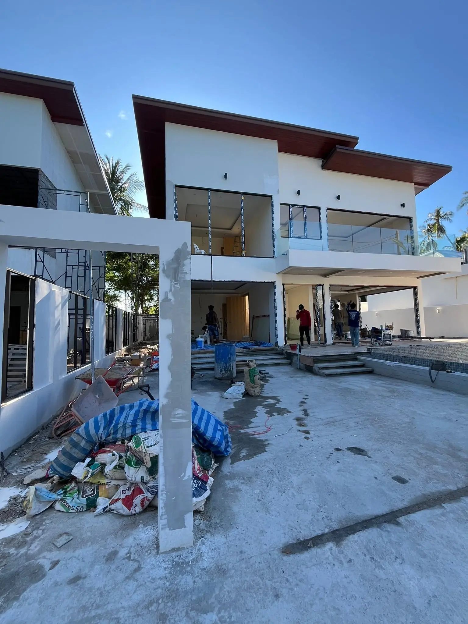 Villa avec piscine de 3 chambres à Taling Ngam Propriété libre