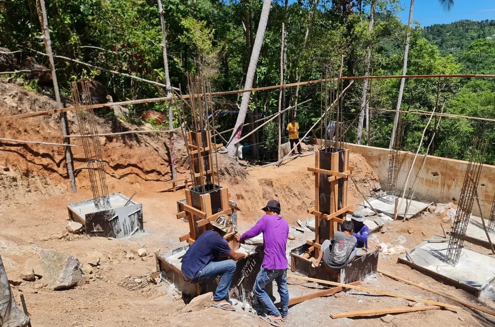 Villa de 3 chambres avec vue sur mer à Lipanoi Koh Samui Propriété à vie