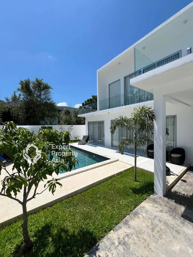 "Modern Two-Storey Villa with Private Pool, Just Steps from Ban Tai Beach"