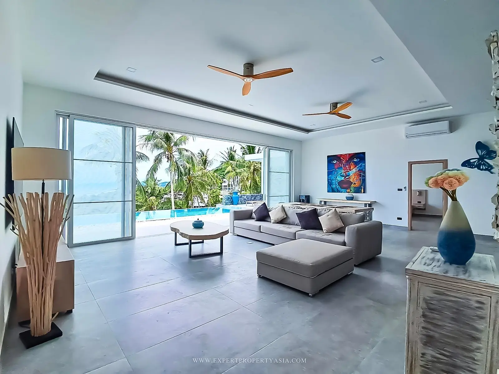 Villa de 4 chambres avec vue sur la mer à Lamai Koh Samui LOCATION