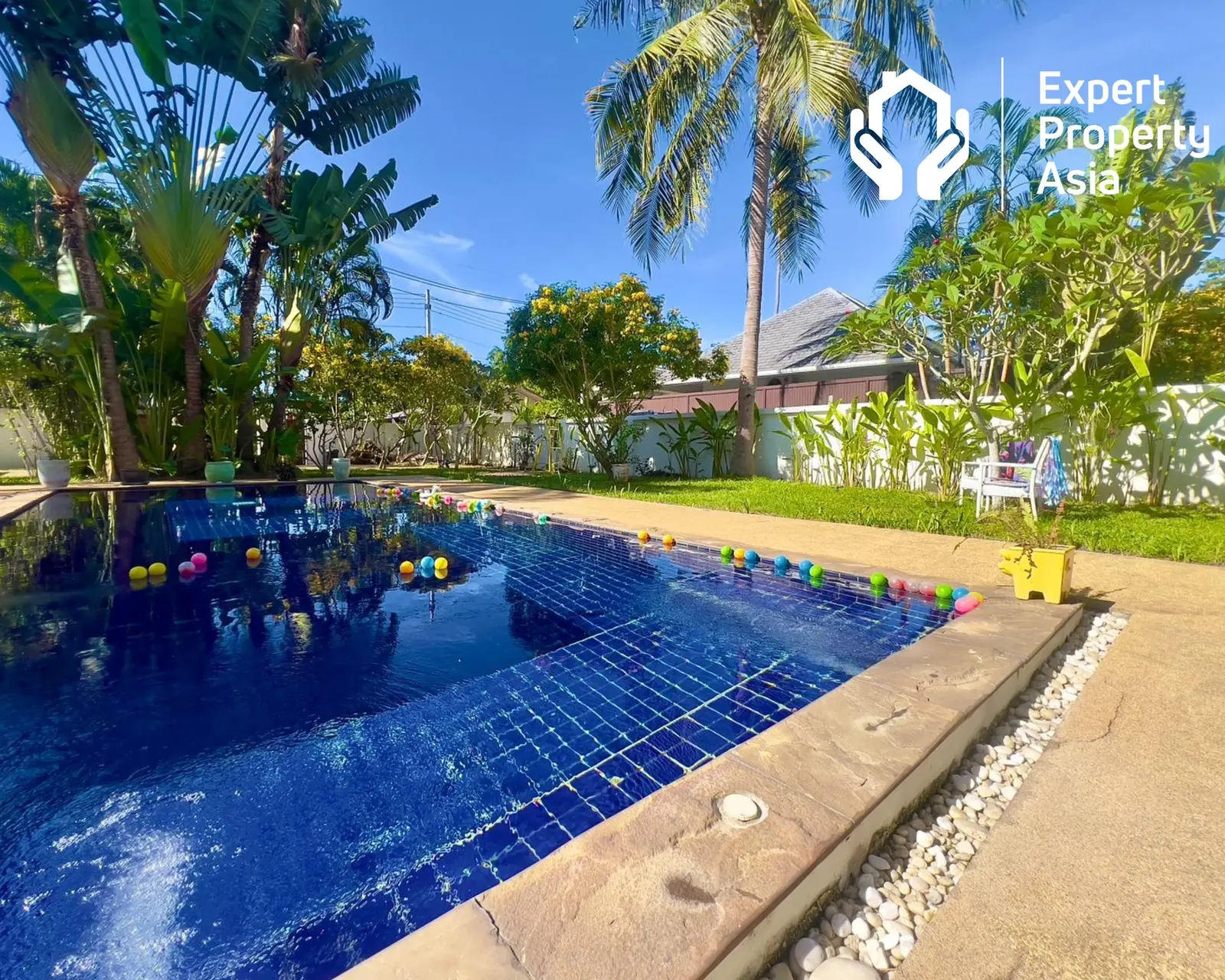 Villa de jardin avec piscine 3 chambres près de la plage à Maenam, Koh Samui “Propriété libre”