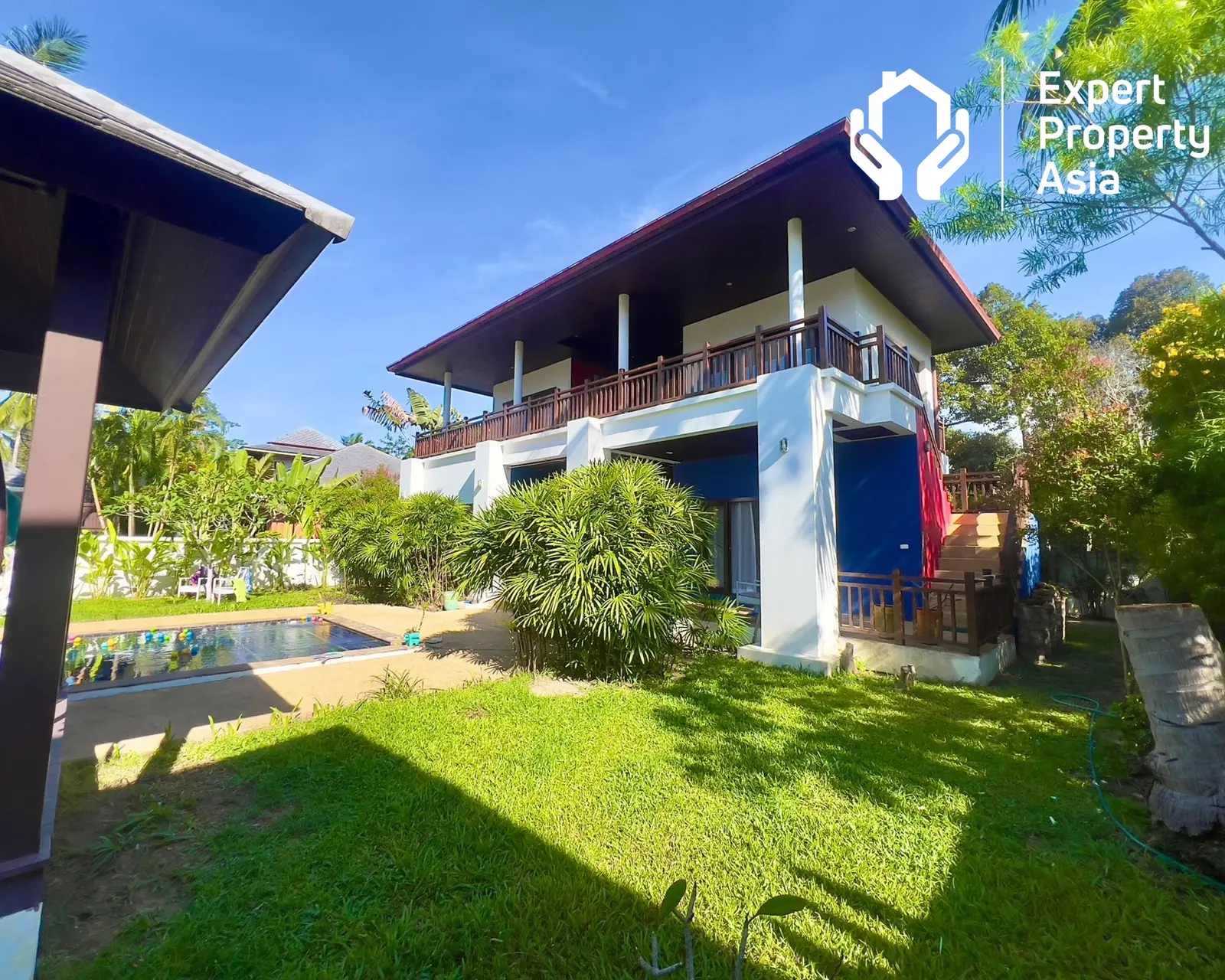 Villa de jardin avec piscine 3 chambres près de la plage à Maenam, Koh Samui “Propriété libre”