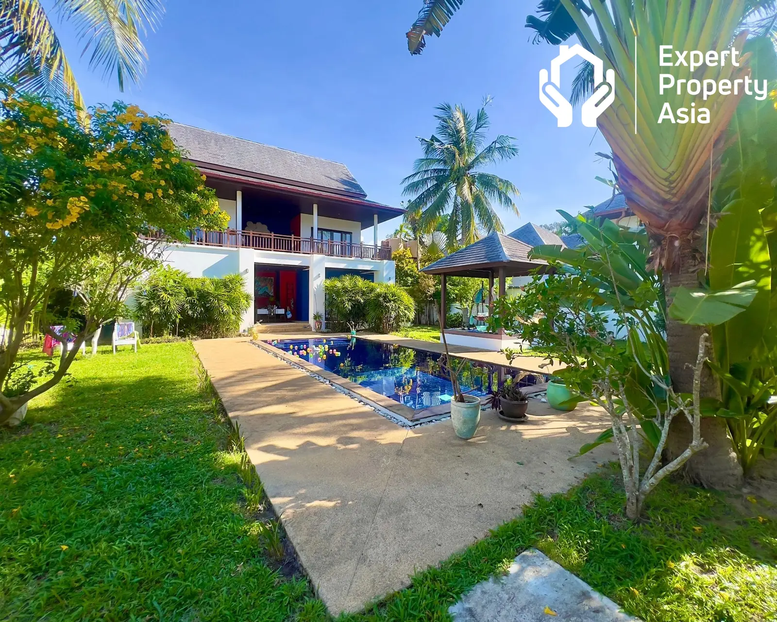 Villa de jardin avec piscine 3 chambres près de la plage à Maenam, Koh Samui “Propriété libre”