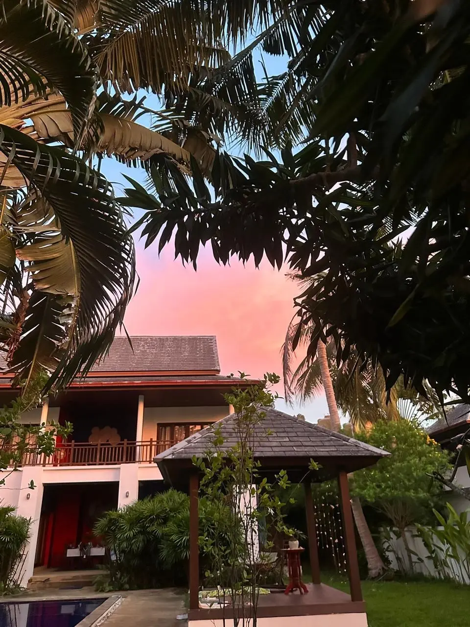 Villa de jardin avec piscine 3 chambres près de la plage à Maenam, Koh Samui “Propriété libre”