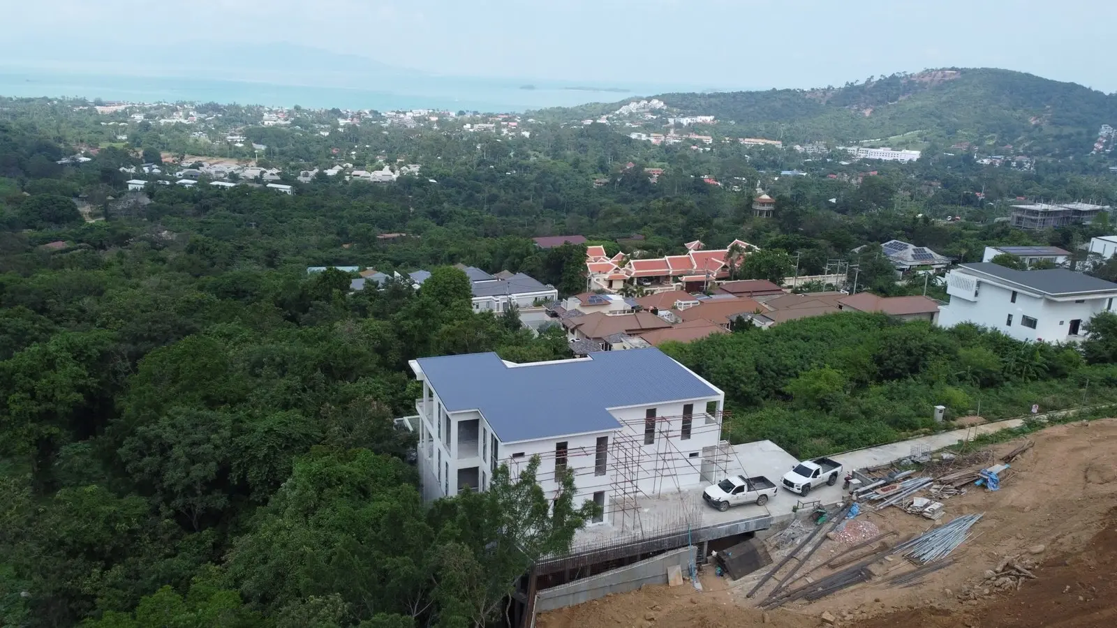 5 Bedrooms Sea View Villa in Bophut Koh Samui " Freehold"