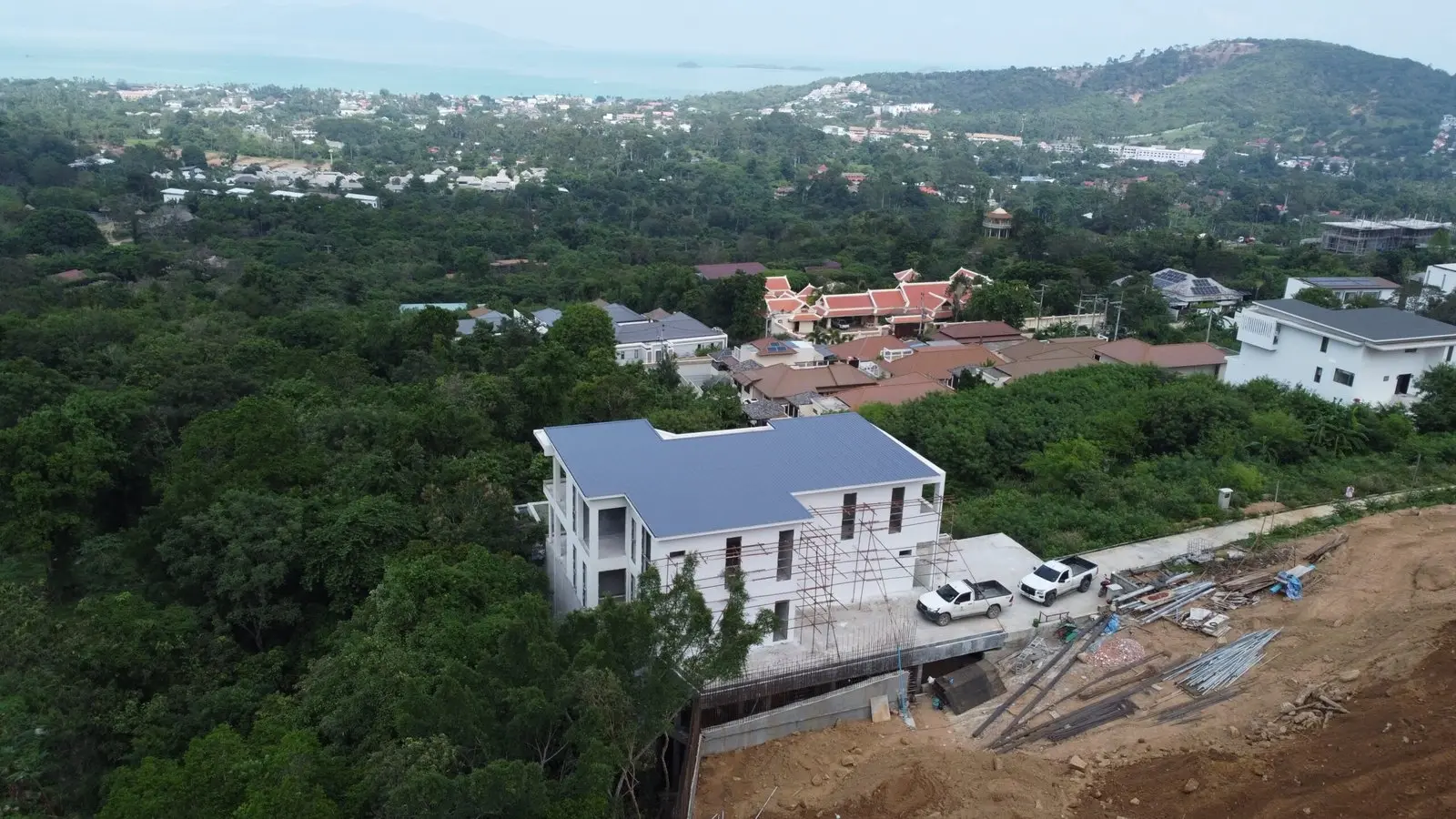 Villa de 5 chambres avec vue sur la mer à Bophut Koh Samui "En pleine propriété"