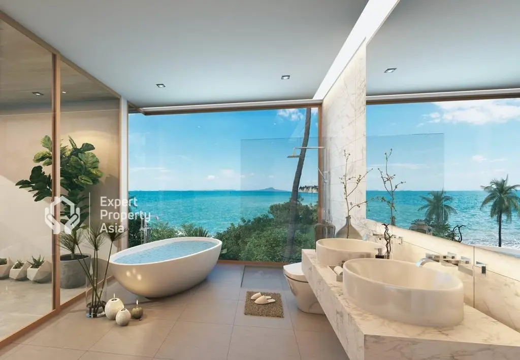 5 Bedrooms Sea View Villa in Bophut Koh Samui " Freehold"