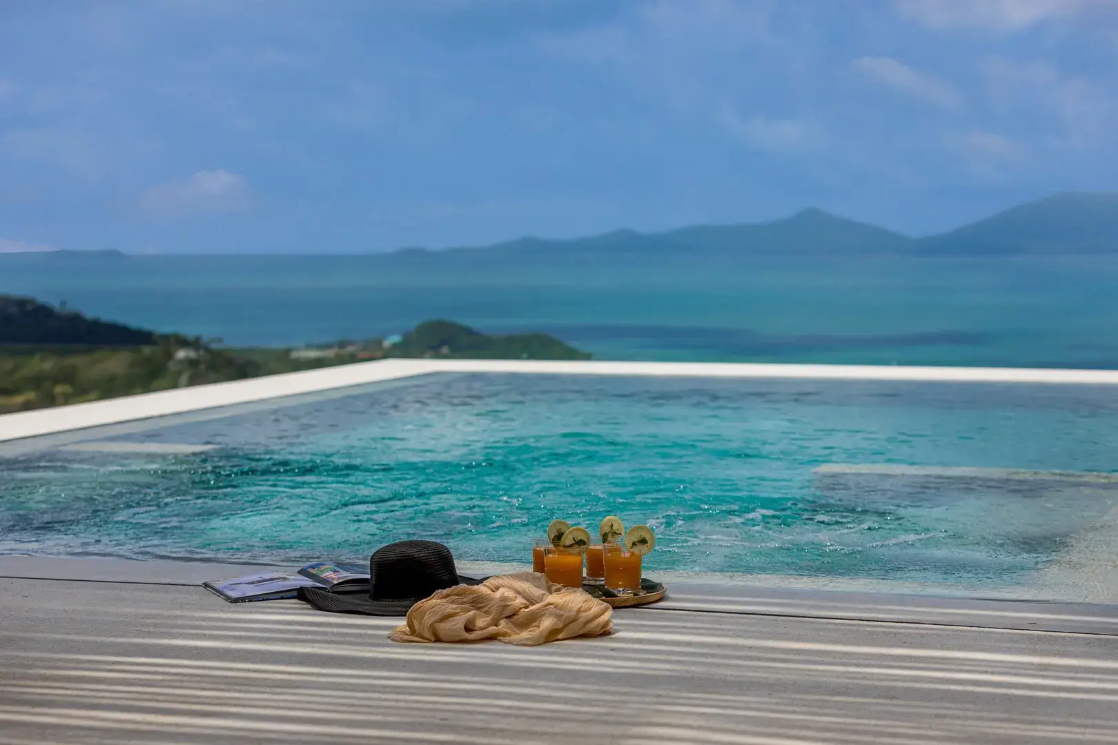 Villa en colline de 4 chambres à Bophut Koh Samui "Propriété à titre libre"