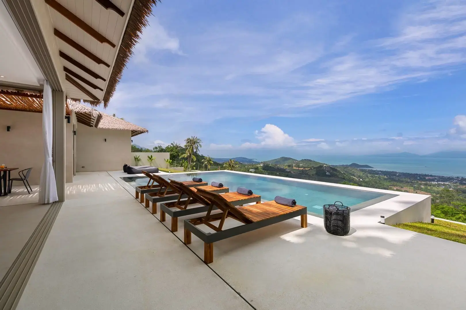 Villa en colline de 4 chambres à Bophut Koh Samui "Propriété à titre libre"