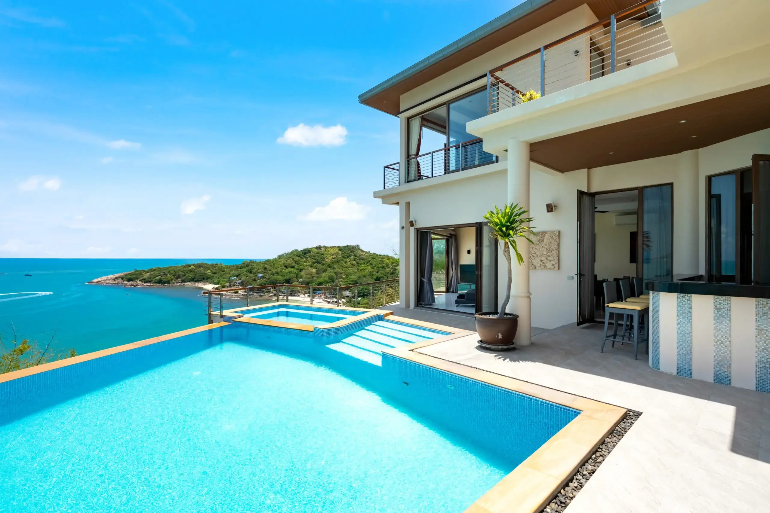 3 Chambres Vue Mer à Plai Laem Koh Samui "Propriété à libre disposition"