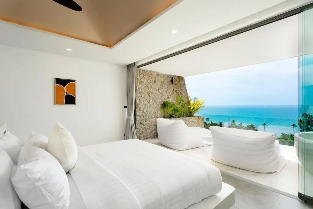 Villa de 4 chambres avec vue sur la mer à Bangpor Koh Samui "Propriété à vie"