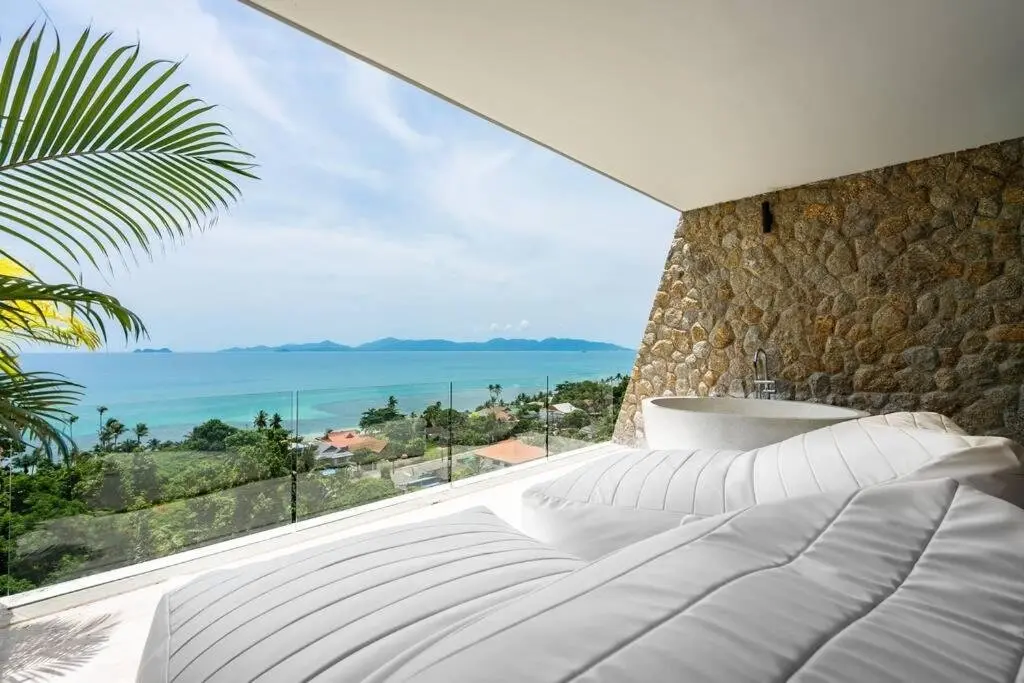 Villa de 4 chambres avec vue sur la mer à Bangpor Koh Samui "Propriété à vie"