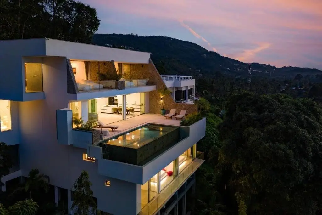 Villa de 4 chambres avec vue sur la mer à Bangpor Koh Samui "Propriété à vie"