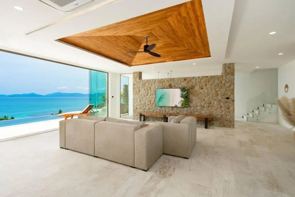 Villa de 4 chambres avec vue sur la mer à Bangpor Koh Samui "Propriété à vie"