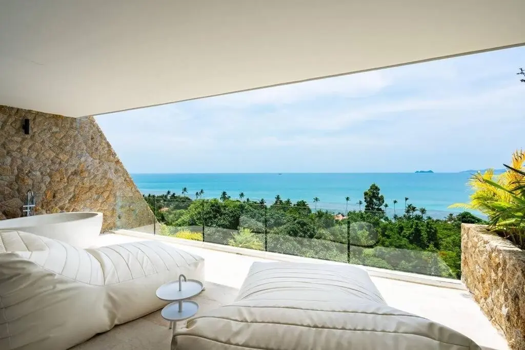 Villa de 4 chambres avec vue sur la mer à Bangpor Koh Samui "Propriété à vie"