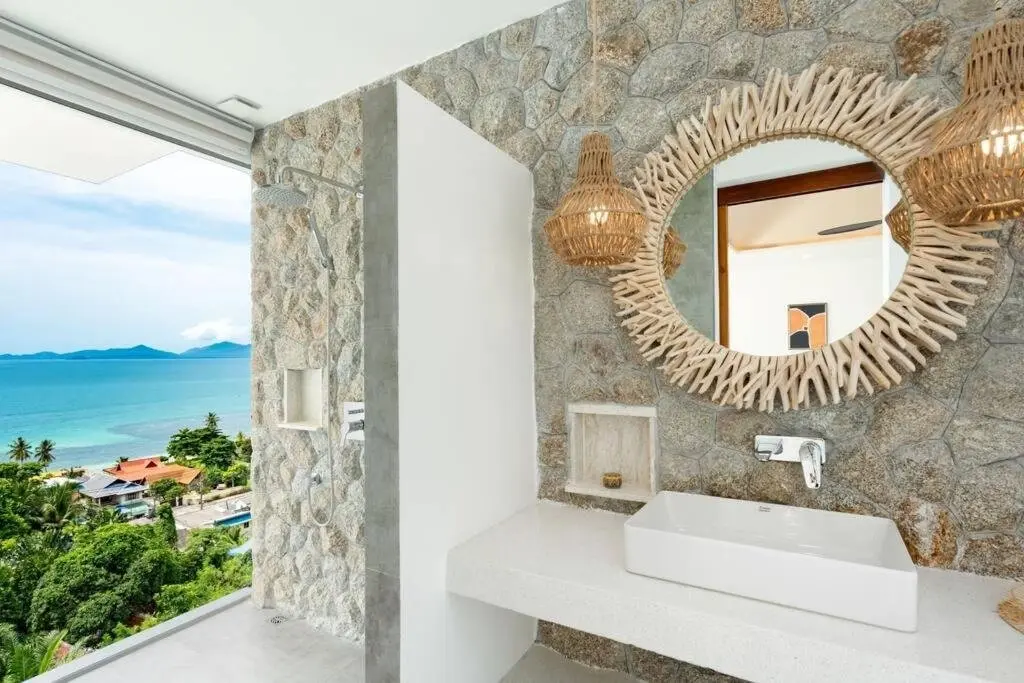 Villa de 4 chambres avec vue sur la mer à Bangpor Koh Samui "Propriété à vie"