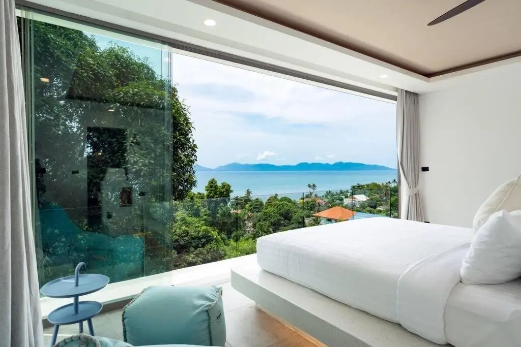 Villa de 4 chambres avec vue sur la mer à Bangpor Koh Samui "Propriété à vie"