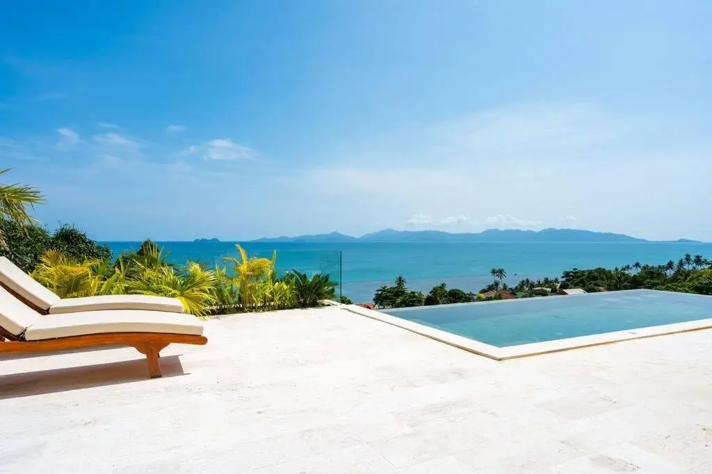 Villa de 4 chambres avec vue sur la mer à Bangpor Koh Samui "Propriété à vie"