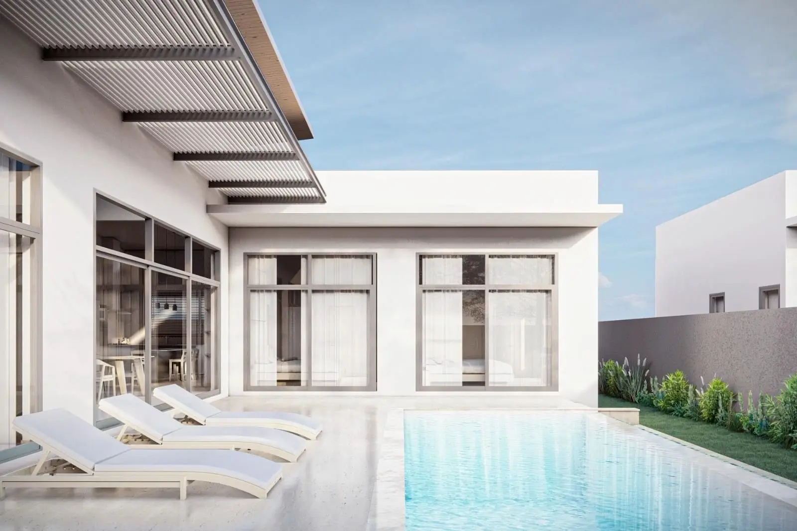 Villa avec piscine de 3 chambres à Lamai "Propriété libre"