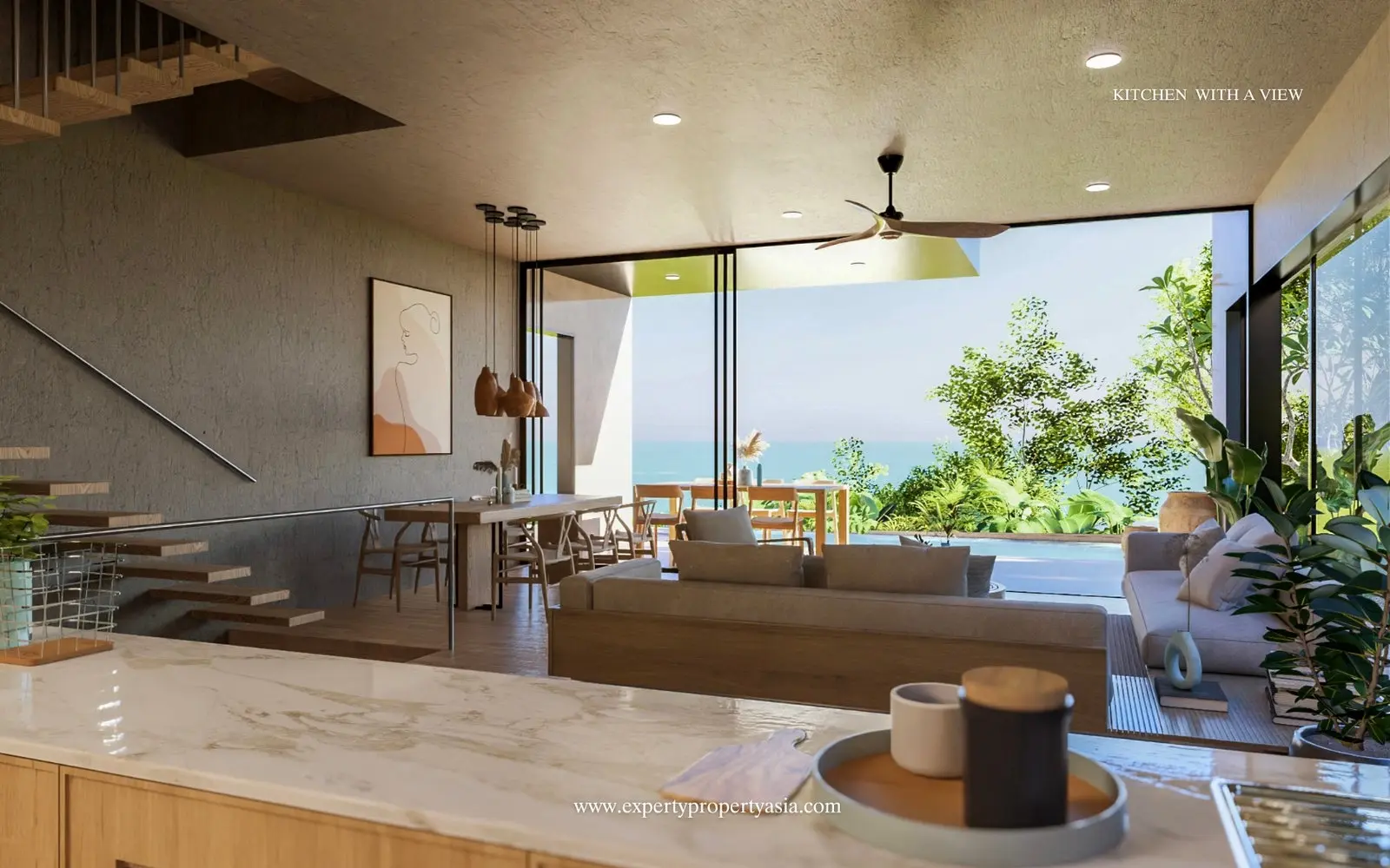 3-5 Bedrooms Beachfront Villas in Lamai, Koh Samui  " Lease hold"