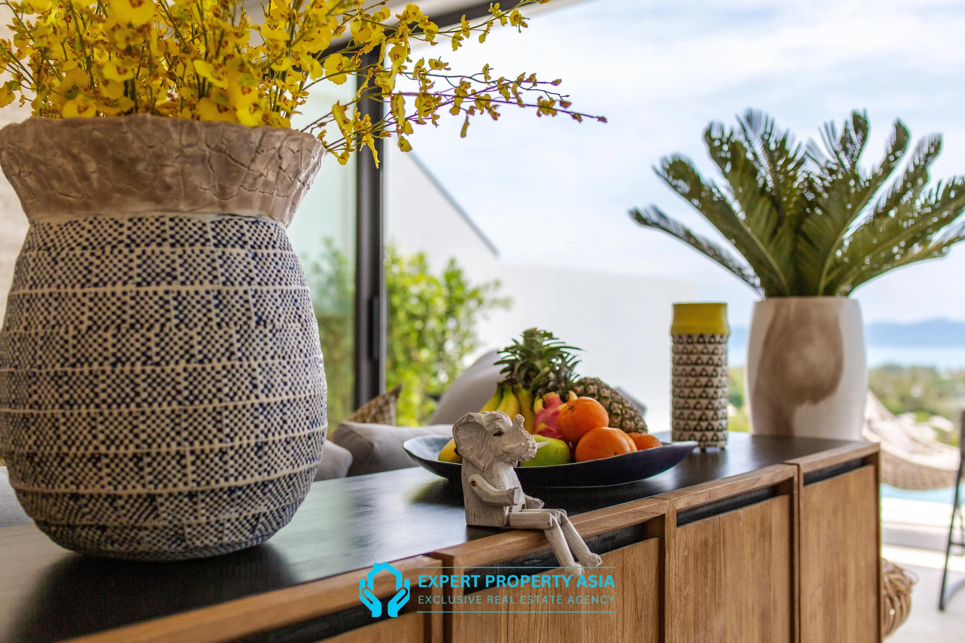 "Panoramic Sea View Villa with Solar Power & Strong Rental Income – Bophut Hills"