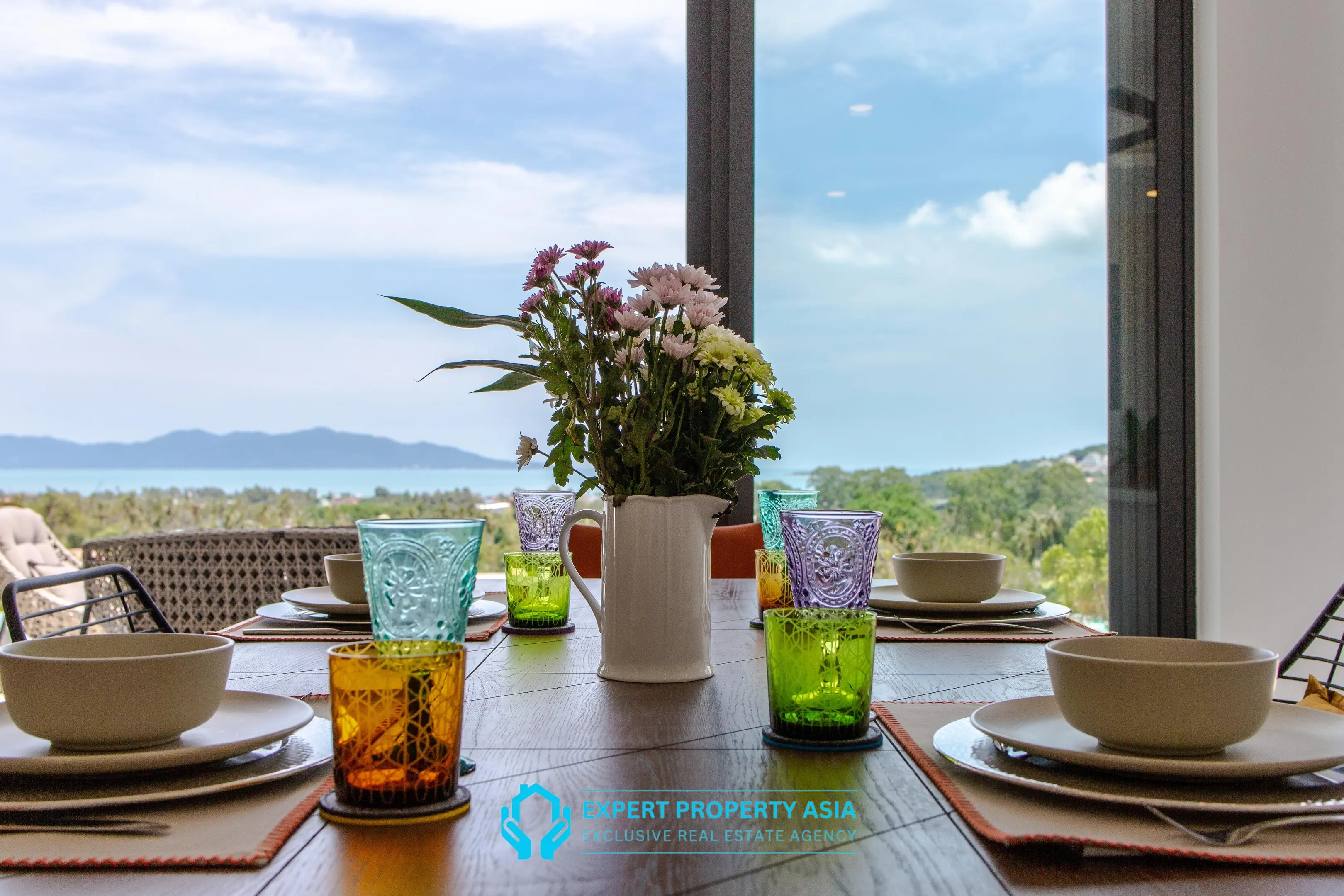 "Panoramic Sea View Villa with Solar Power & Strong Rental Income – Bophut Hills"