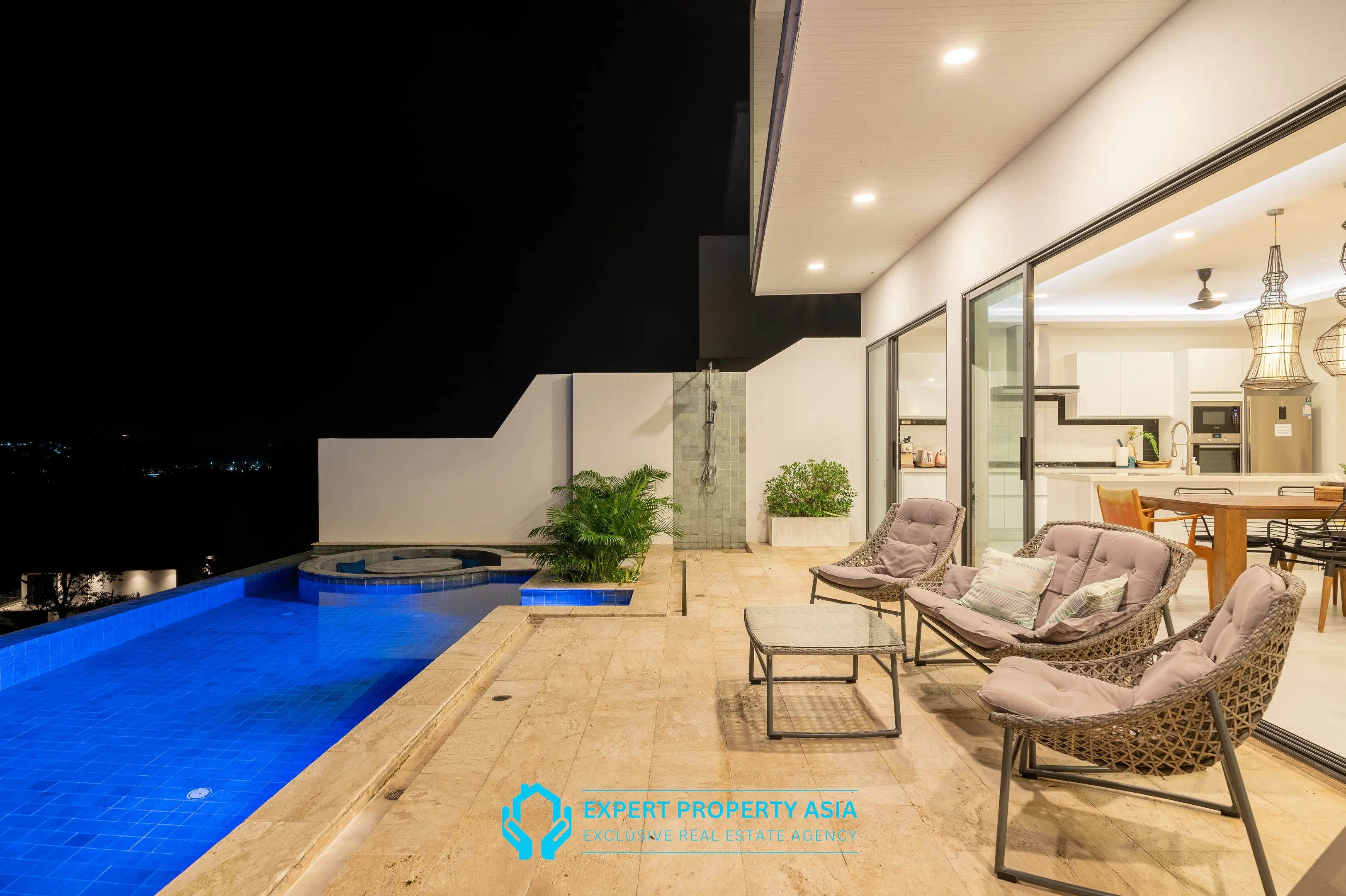 "Panoramic Sea View Villa with Solar Power & Strong Rental Income – Bophut Hills"