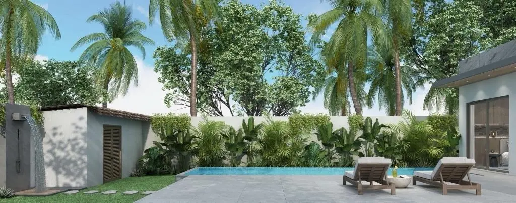 "Villa de luxe de 3 chambres avec piscine à débordement privée à Maenam, Koh Samui" "Propriété libre"