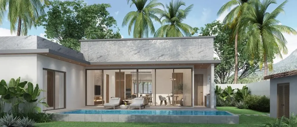 "Luxurious 3-Bedroom Villa with Private Infinity Pool in Maenam, Koh Samui" " Free hold"