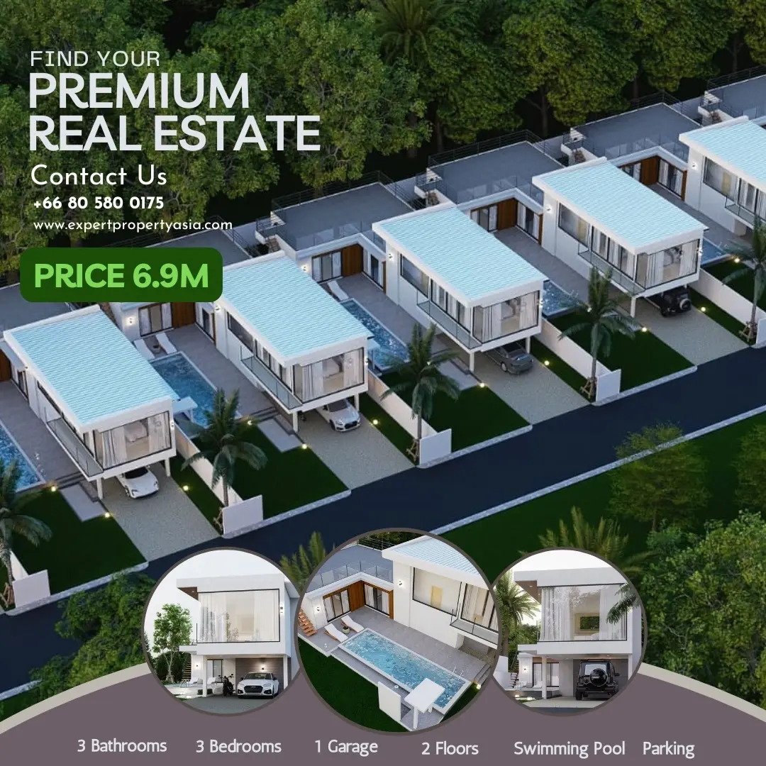 "Off-Plan 3-Bedroom Villa with Chanote Title: Build Your Dream Home in Maenam"