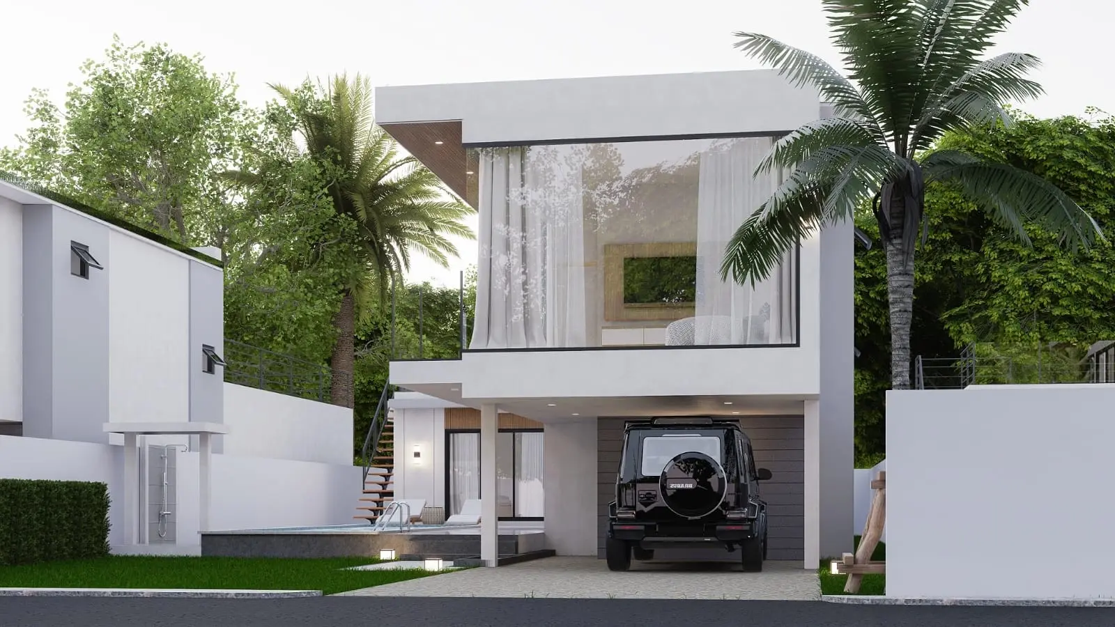 "Off-Plan 3-Bedroom Villa with Chanote Title: Build Your Dream Home in Maenam"