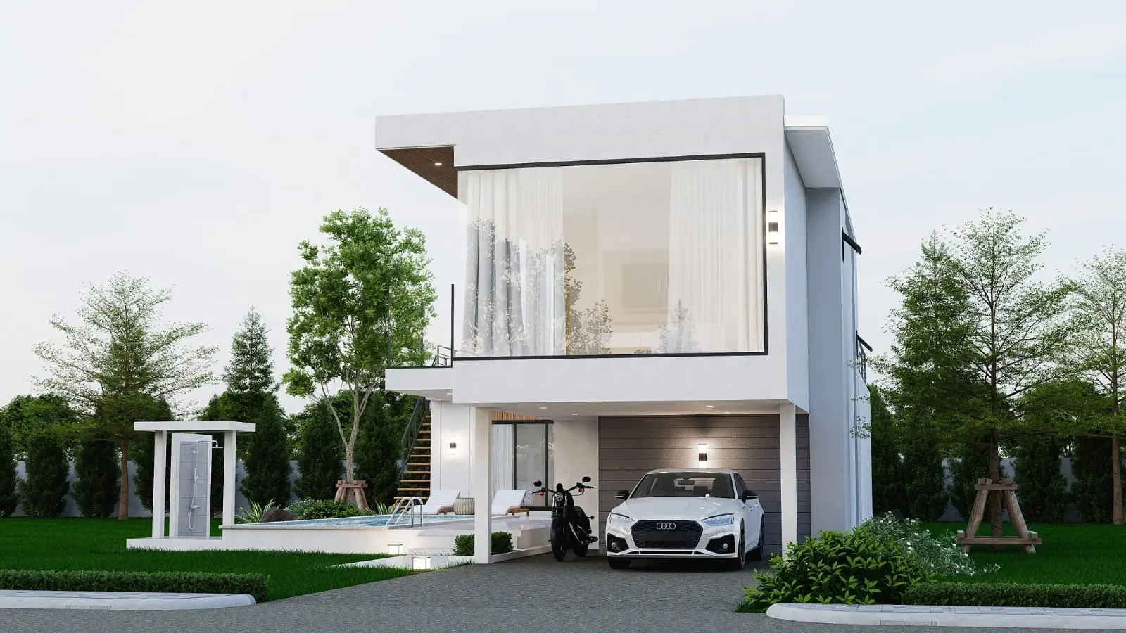 "Off-Plan 3-Bedroom Villa with Chanote Title: Build Your Dream Home in Maenam"