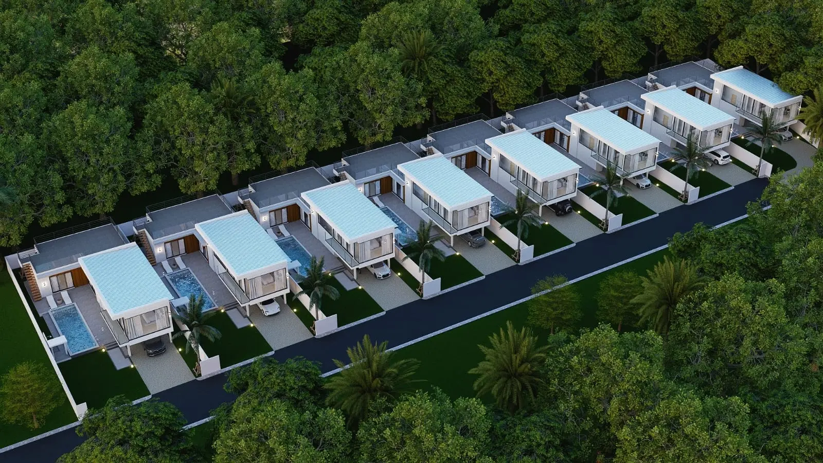 "Off-Plan 3-Bedroom Villa with Chanote Title: Build Your Dream Home in Maenam"