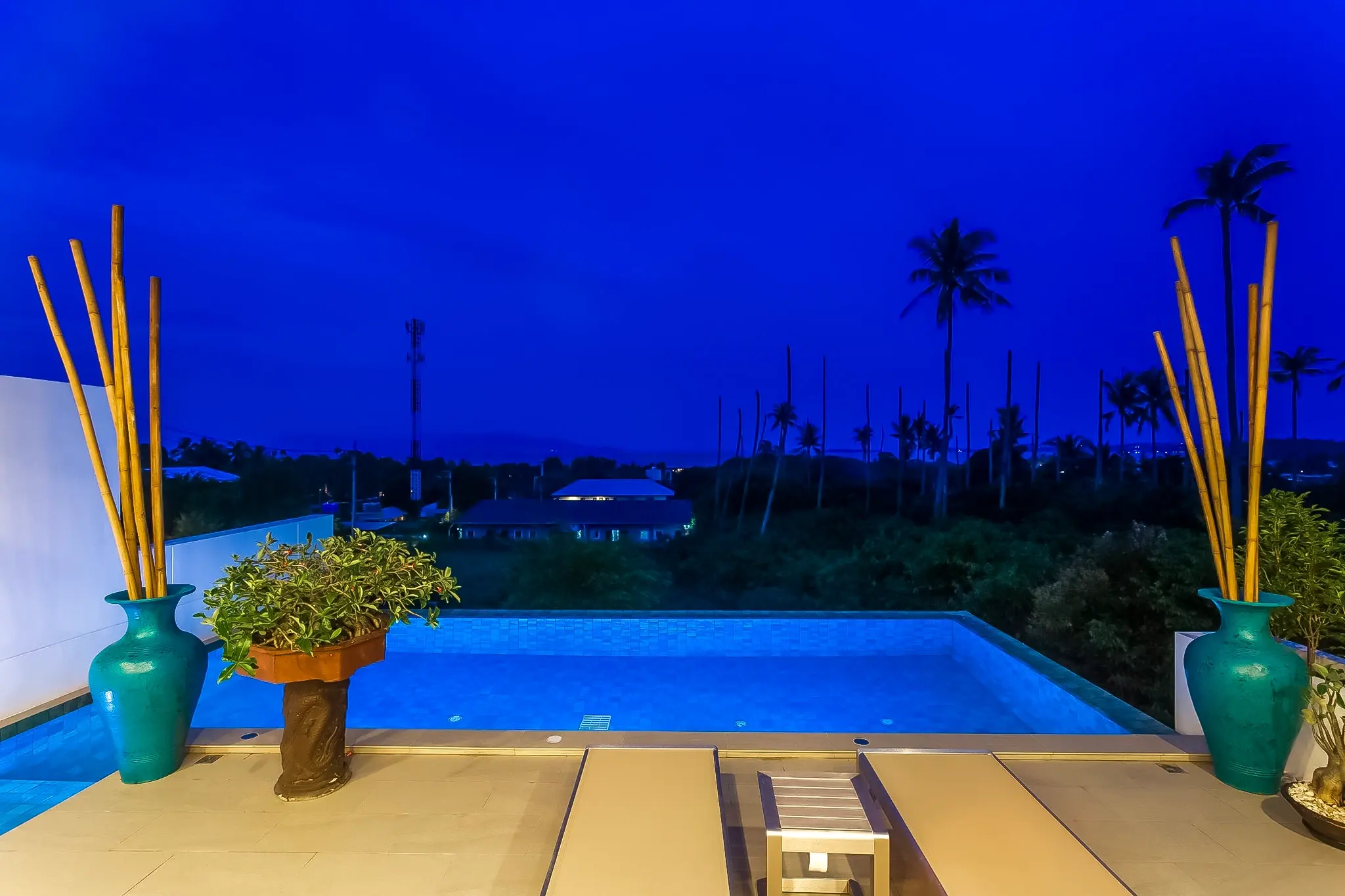 Villa de luxe avec vue sur mer à vendre près de la plage, Koh Samui