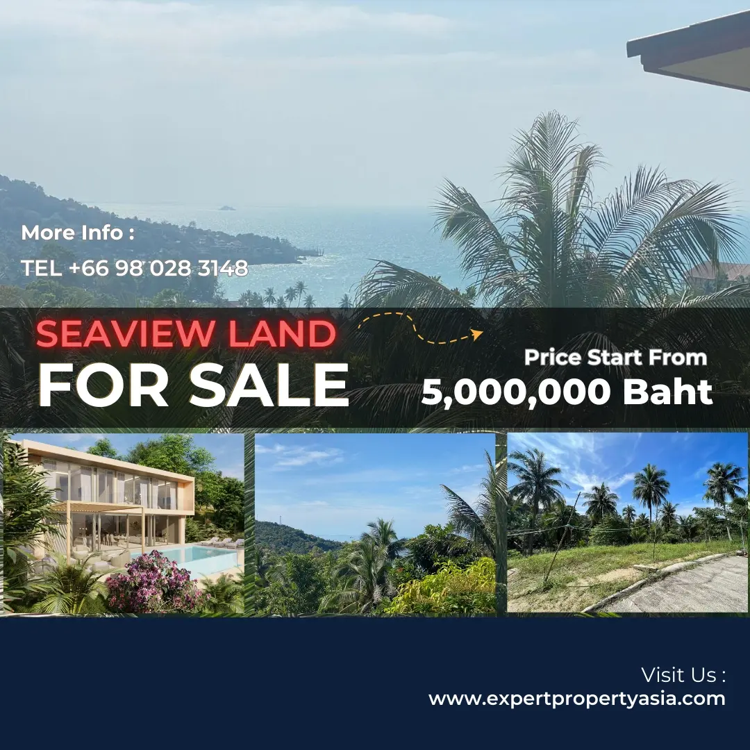 "Prime Sea View Land for Sale in Ko Phangan – Invest in Your Dream!"