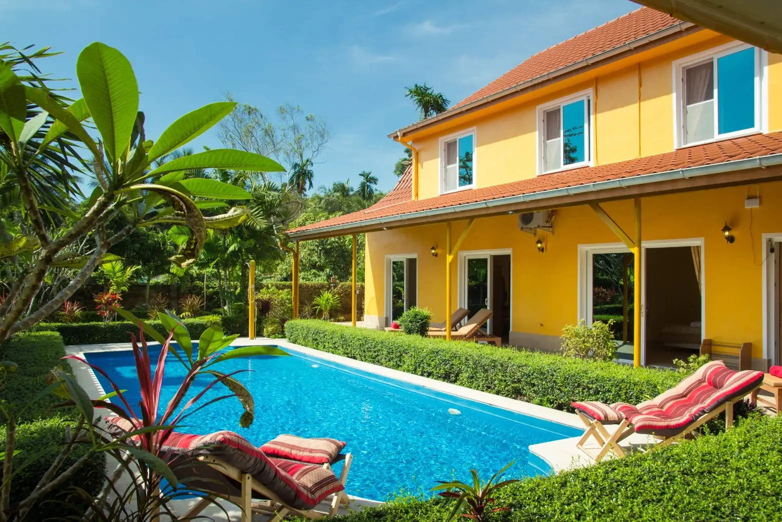 "Villa spacieuse de 5 chambres avec piscine et beau jardin à Nathon, Koh Samui"