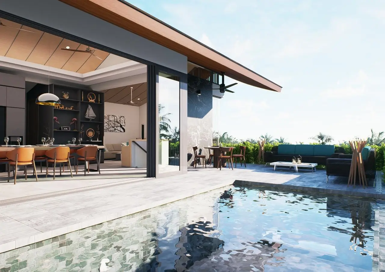 Freehold Serenity: Exquisite 3-Bedroom Villa with Pool in Lamai, Koh Samui